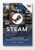 $50 USA Steam Gift Card (Email Delivery)